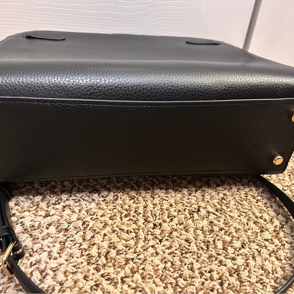 Coach Lane Carryall top handle / crossbody - black with gold hardware - Picture 9 of 9